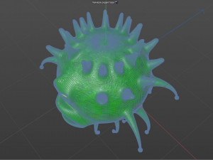 one-eyed coronavirus Modelo 3D