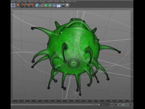 one-eyed coronavirus 3D Model