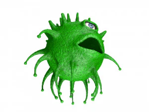 one-eyed coronavirus 3D Model