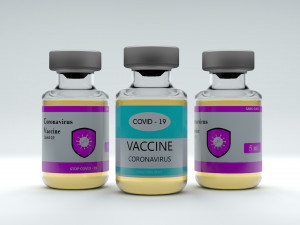 bottle of covid-19 coronavirus vaccine Modelo 3D