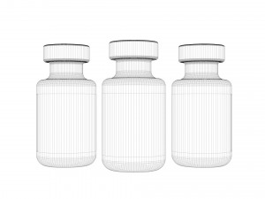 bottle of covid-19 coronavirus vaccine Modelo 3D