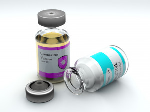 bottle of covid-19 coronavirus vaccine Modelo 3D