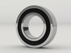 a set of ball and roller bearings of different designs 3D Модель