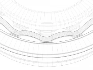 a set of ball and roller bearings of different designs 3D Model