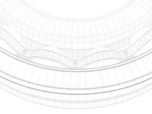 a set of ball and roller bearings of different designs 3D Model