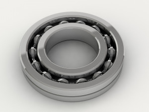 a set of ball and roller bearings of different designs 3D Модель