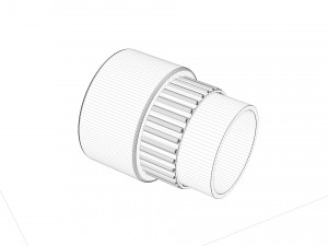 a set of ball and roller bearings of different designs 3D Модель