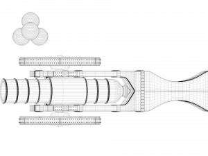 an old medieval cannon 3D मॉडल