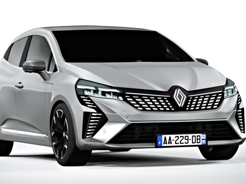 2024 Renault Clio Modelo 3D
