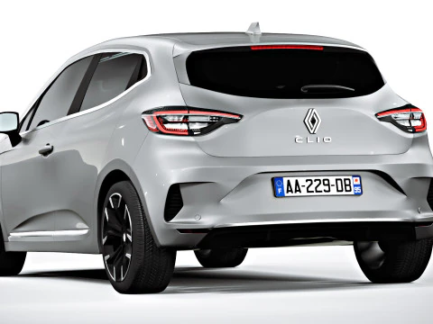 2024 Renault Clio 3D Model