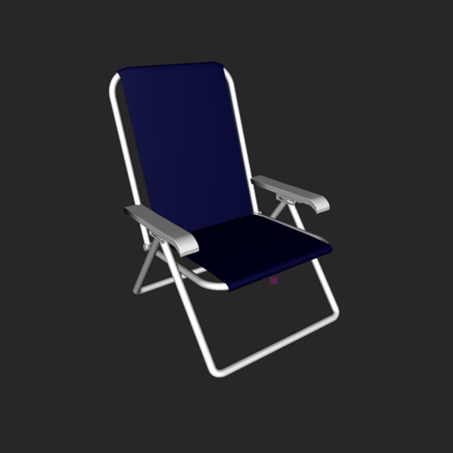 躺椅 3D 模型 .c4d .max .obj .3ds .fbx .stl .blend