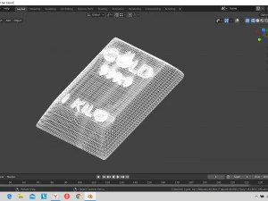 gold bar 3D Model