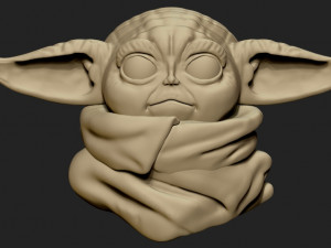 baby yoda 3Dモデル