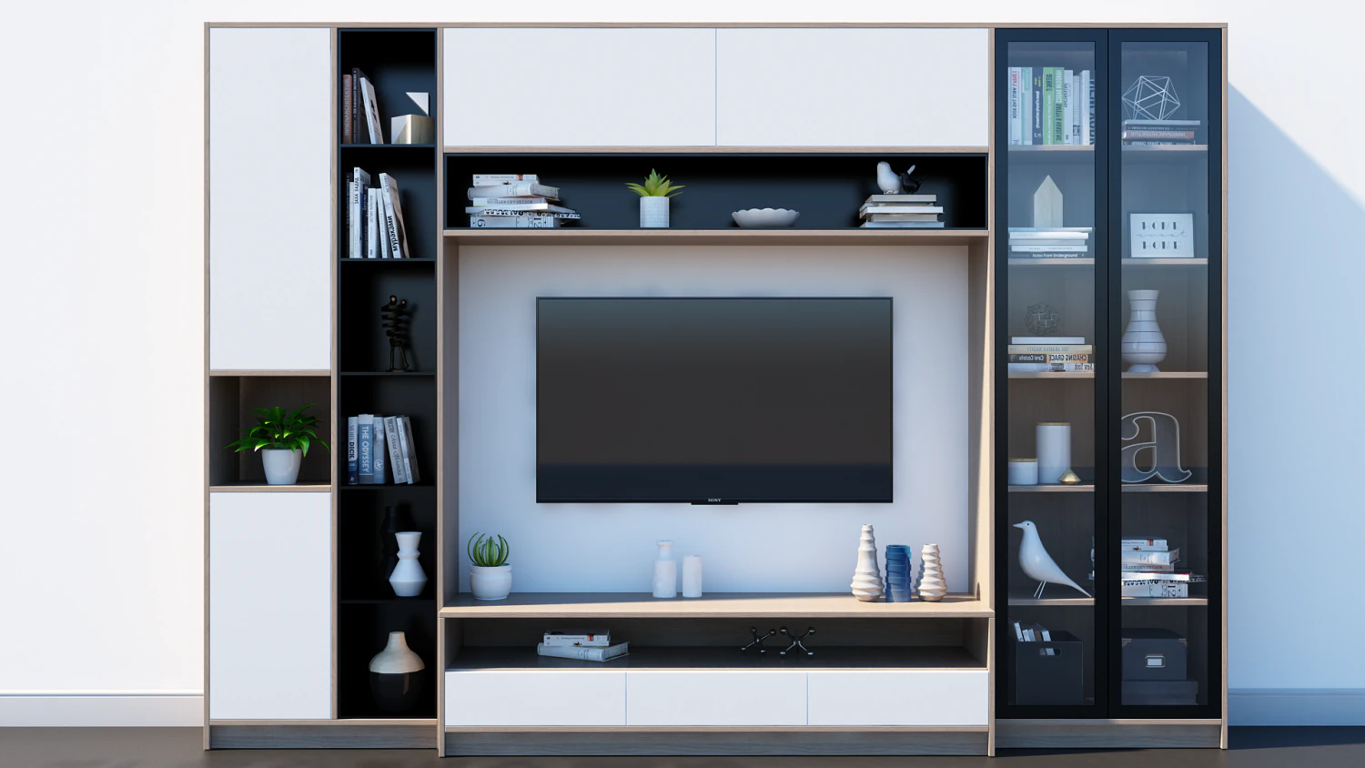 modern tv nitesi 3D Model .c4d .max .obj .3ds .fbx .stl .blend 