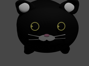 pillow cat Modelo 3D