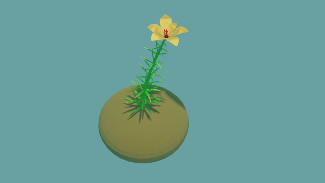 flower 3Dモデル .c4d .max .obj .3ds .fbx .stl .blend 
