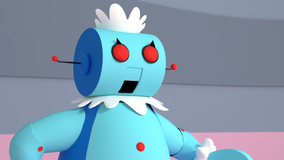 rosie the robot 3D Model .c4d .max .obj .3ds .fbx .stl .blend