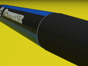 blue promarker pen 3D Model