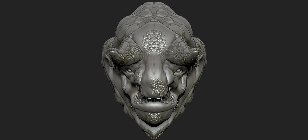 creature 3D Print Model .c4d .max .obj .3ds .fbx .stl .blend 