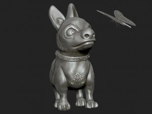 dog 3D Print Model