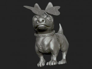 dog 3D Print Model