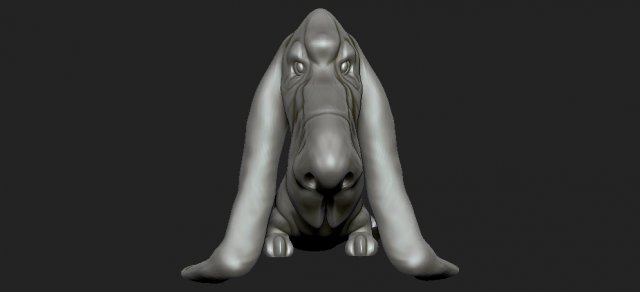 dog Modello di stampa 3D .c4d .max .obj .3ds .fbx .stl .blend 