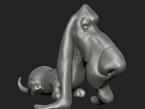 dog Modello di stampa 3D
