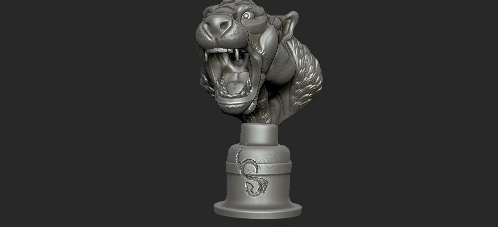 tiger 3D Print Model .c4d .max .obj .3ds .fbx .stl .blend