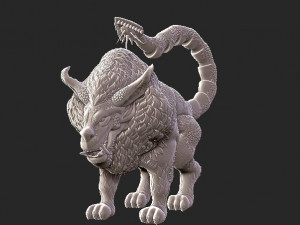 manticore 3D Print Model