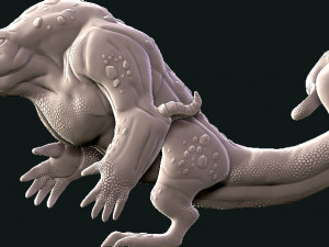 lizard 3D 打印模型
