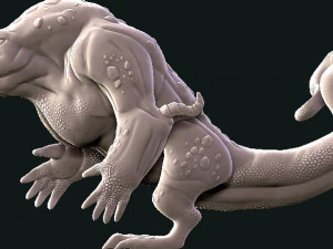 lizard 3D Print Model
