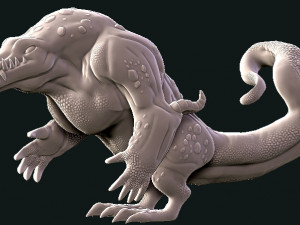 lizard 3D 打印模型