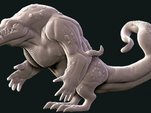 lizard 3D Print Model