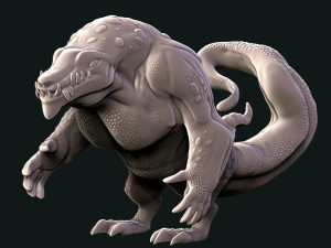 lizard 3Dプリントモデル