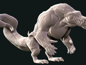 lizard 3D 打印模型