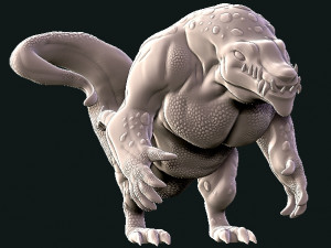 lizard 3D 打印模型