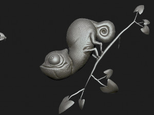 chameleon Model do druku 3D