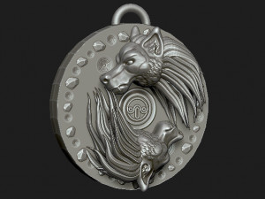 medallion 3D Baskı Modeli
