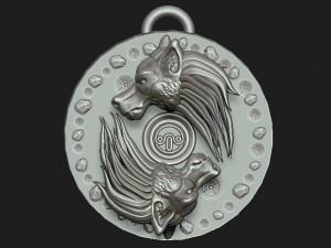 medallion 3D Baskı Modeli