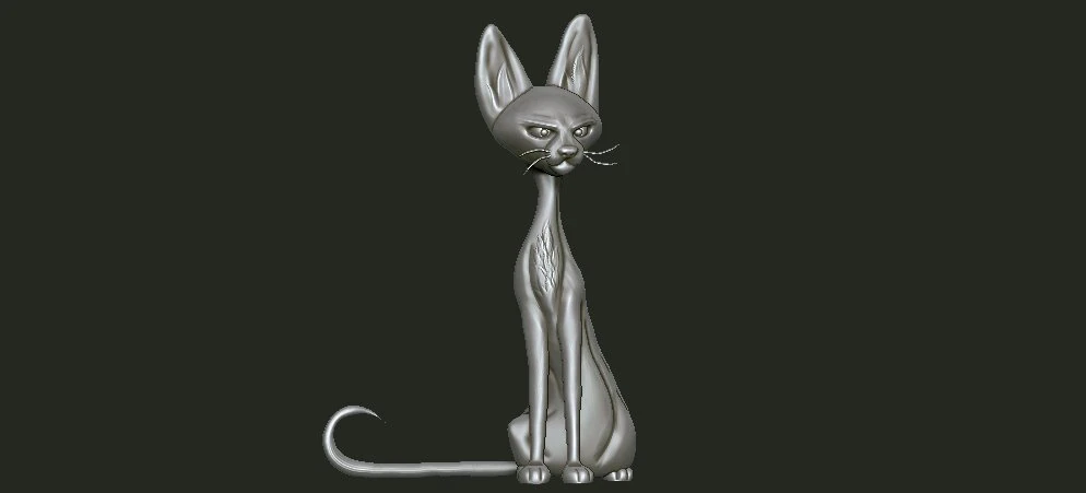 cat 3D Print Model .c4d .max .obj .3ds .fbx .stl .blend 