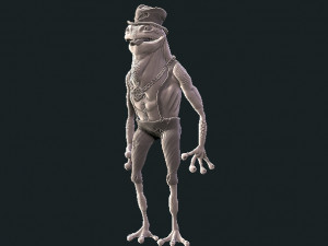 frog 3D Print Model