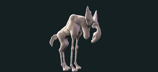 moose 3D-printmodel .c4d .max .obj .3ds .fbx .stl .blend 