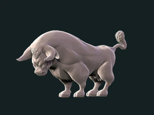 boğa 3D Baskı Modeli