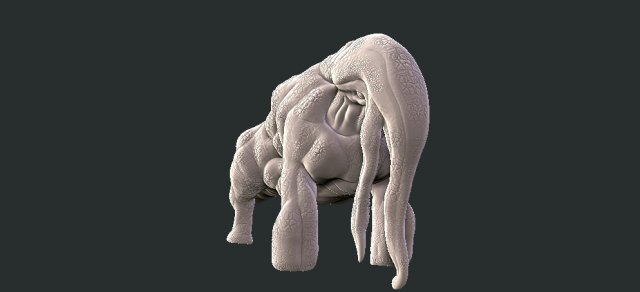 monster 3D 打印模型 .c4d .max .obj .3ds .fbx .stl .blend