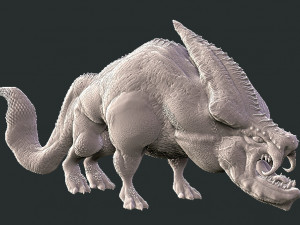 monster Model do druku 3D