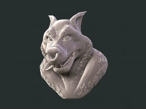 lupo Modello di stampa 3D