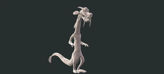 mushu Modello di stampa 3D .c4d .max .obj .3ds .fbx .stl .blend 
