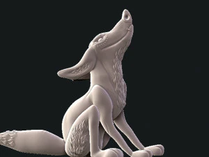 fox 3D Print Model