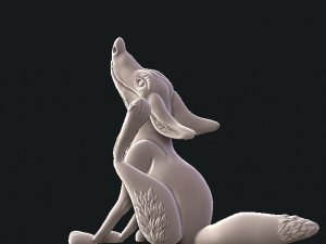 fox 3D 프린트 모델