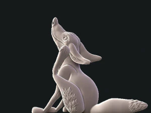 fox 3D Print Model